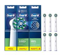 Oral-B CrossAction 80339345 cepillo de cabello 6 pieza(s) Azul, Verde, Blanco