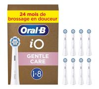 Recambio para Cepillo Oral-B iO Gentle Care Pack 8 Unidades Suave Blanco