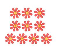 Recambio para comedero de flores de colibrí, Red Petals and A | 8 pétalos de flores, accesorio de repuesto para solución de alimentación exterior WildBird