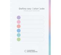 Recambio para cuaderno inteligente, grande, 200 x 275 mm, código de color, 60 hojas, Caderno Inteligente