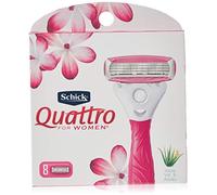 Recambio para cuchillas de afeitar ultra suave para mujer, mejorado con papaya y complejo de perlas - 8 cuentas por Schick
