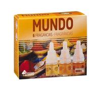Recambio para difusor eléctrico Mundo - 25 ml - 6 ambientadores - Pack de 3