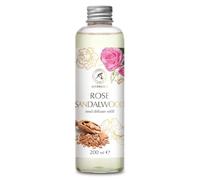 Recambio para Difusor Rose-Sandalwood 200 ml - Recarga Mikado Rosa-Sándalo - Aroma Intenso y Duradero - Ambientador de Varillas para Hogar - Difusor Aromático - Aromaterapia