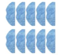 Recambio para mopa Microfibra para MEDION para x10 SW Recambio(10 PACK) | Microfibra para premium, para lavado máquina 100+ veces, apto húmedo/seco, sin pelusas, color azul