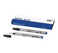 Montblanc 124497 Recambios de punta ancha para Rollerball LeGrand - Recargas de alta calidad Royal Blue, 1 paquete x 2 Recargas