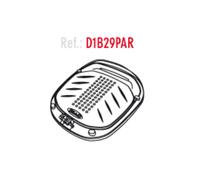 Shad D1B29PAR Platina/Parrilla Universal para Baúl Sh29, Negro