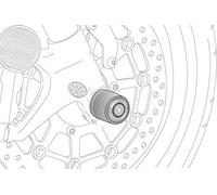 Recambio Protector Horquilla/Basculante Lado Izquierdo 9033N