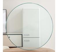 Recambio redondo de cristal, Reemplazo de muebles Lazy Susan, mesa redonda vidrio templado 8mm, transparente, varios tamaños(44CM(17.3IN))