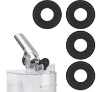 Recambio Silicona FS301C 4 Unidades Recambio Silicona FS301C | para ajuste perfecto FS301, previene derrames al batir, silicona flexible, 4 unidades, color negro