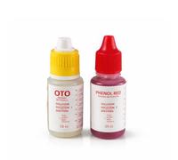 Recambio Test Kit Cloro y pH Piscina con Botes OTO y Phenol en Gotas para Medición Precisa del Agua Compatible con Analizadores Universales de Piscinas Spa Jacuzzi y Accesorios FLUVIA