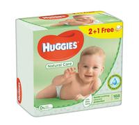 Huggies Natural Care Aloe Toallitas Bebé Aloe Vera 3x56 Uds