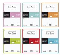 Recambios A4 100 Hojas 90 G Cuadricula 5X5 mm Sin Margen Con Taladros Colores Surtidos Unicolor Papyrus