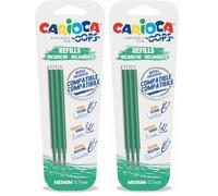 Recambios Bolígrafo Borrable Oops Verde - 3 Uds (Paquete de 2)