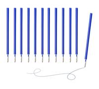 Recambios Boligrafos Borrables para Legami, Punta 0,7 mm, Altura 13 cm, Azul, Tinta Termosensible, Bolígrafo Roller Borrable, 12 Piezas