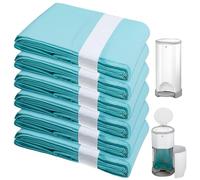 Recambios Contenedor Pañales, 6 Unidades Bolsa Pañales a Prueba de Olores, 16 l de Relleno, Papel de Recambio para Cubos de Pañales, Color Azul