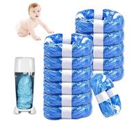 Recambios Cubos de Pañales, PARPAT 12 Piezas Antiolor Bolsa de Relleno para Papelera Pañales Bebe, 4.5m Basura Pañales Bebe Recargas Compatible con La Mayoría de los Pañales