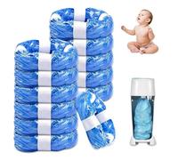Recambios Cubos de Pañales, PARPAT 12 Piezas Antiolor Bolsa de Relleno para Papelera Pañales Bebe, 4.5m Basura Pañales Bebe Recargas Compatible con La Mayoría de los Pañales (12)