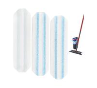 Recambios de Almohadillas de Microfibra para Mopa - Paquete de 3, Compatible con Vileda H2Pro y O-Cedar