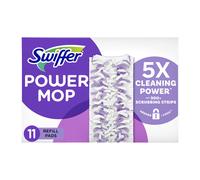 Recambios de almohadillas para fregar multisuperficies Swiffer PowerMop para limpieza de pisos, 11 unidades