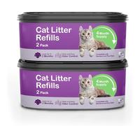 Recambios de arena para gatos (paquete de 2) compatibles con Litter Genie y Pet Genie Cubeta