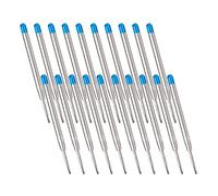 Recambios de bolígrafo, 20 recambios de bolígrafo metálico de gran capacidad para formato G2, compatibles bolígrafos Parker, color de escritura azul