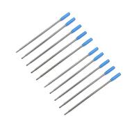 Recambios de bolígrafo de Metal, recambios de tinta azul y negra de 115mm, repuesto de bolígrafo con punta de 1mm, 10 piezas