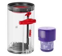 Recambios de Contenedor de Polvo Transparente para Dyson V10 SV12 SV13 SV27, Enthält HEPA-Filter, Repuestos para Dyson, Accesorios para Dyson - Restaure el Rendimiento Original de su Aspiradora