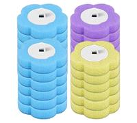 Recambios de escobilla de baño Desechables, 24 Piezas de recambios de escobilla de baño, Limpieza por disolución, Cabezal de Repuesto desechable con 3 Aromas Diferentes para el del hogar, recamb