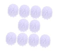 Recambios de Escobillas de Inodoro 10 Piezas de Plástico Blanco