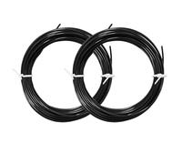 Recambios de filamento PLA 3D de 1,75 mm de diámetro, compatibles con la mayoría de bolígrafos o impresoras 3D, no tóxicos, respetuosos con el medio ambiente, colores vibrantes, negro, 2 rollos