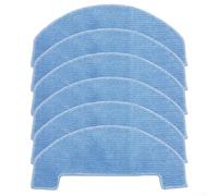 Recambios de fregona de microfibra compatibles con T10s para aspiradora robot aonus i8, paquete de 6 almohadillas reutilizables de limpieza en seco y húmedo para azulejos de madera