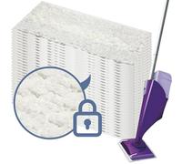 Recambios de fregona de microfibra de 11 pulgadas compatibles con Swiffer Wetjet, almohadillas de fregona semidesechables resistentes para limpieza en seco y húmedo, 30 unidades (para uso diario)