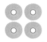 Recambios de fregona de microfibra suave para DJI para romo para robot aspirador a2 P2 - Almohadillas lavables para pisos de madera laminada - Kit de limpieza del hogar (4 piezas)