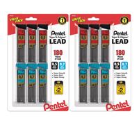 Recambios de mina de pol mero s per de alta densidad Pentel (C257BPHB6), versi n original, 0,5/0,7 mm (paquete de 2)