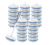 Recambios de varita de inodoro, limpiadores de inodoros, papel de inodoro | 30 esponjas de limpieza para cepillo de inodoro, cabezales de limpieza profunda, de limpieza para baño, accesorios