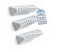 RECAMBIOS DREYMA Aleta Bateadora Rompeaguas Lavadora 3 Unidades Repuesto Tambor 140x47x41 mm Fijación 4 Cierres Plástico Reforzado Perforaciones Mejor Flujo Agua Kit Aletas Agitadores Universal XL