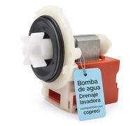 RECAMBIOS DREYMA Bomba Desagüe Lavadora 30W COPRECI 1B EBS-007/0090 220 240V 50Hz Compatible Balay Bosch Siemens Zanussi Montaje Rápido Sin Filtro Repuesto Técnico Duradero