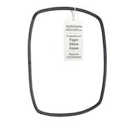 RECAMBIOS DREYMA CA7A005A3 Junta Puerta Horno Goma Universal Compatible con Fagor Edesa Aspes Modelos HET40X HE150B 5H185X 6H210B Medidas 430x330mm Alta Resistencia 4 Ganchos Repuesto