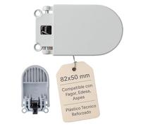 RECAMBIOS DREYMA Compatible con Fagor Edesa Aspes LA8E000L0 LA8B000A9 Cierre Maneta Puerta Lavadora Cubeta 82x50mm Repuesto Apertura Fácil Plástico Reforzado Sistema Seguridad Silencioso Blanco