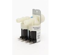 RECAMBIOS DREYMA Electroválvula Lavadora 2 Vías Salida 180º Brida Horizontal Compatible Universal Fácil Instalación Flujo Preciso 058782 Eficiente para Agua Fría 220V