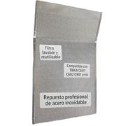 RECAMBIOS DREYMA Filtro Metálico Campana Extractora 61801285 Compatible con TEKA C601 C602 C901 C902 C90 250X285X115mm Repuesto Lavable Acero Inoxidable Rejilla Antigrasa Cocina Universal