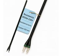 RECAMBIOS DREYMA resistencia 800W 230V tipo faston blindada AISI321 largo 325 mm calentador termo electrico repuesto tubular Compatible con Fagor Edesa Aspes y caldera o acumulador de agua