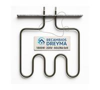RECAMBIOS DREYMA Resistencia para Horno Compatible con SOLERA/Grill BALAY 1800W 220V 00289782 Sustitución Precisa Durable Fácil Instalación Cocina Repuestos Calderas Hornos