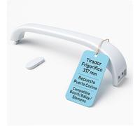 RECAMBIOS DREYMA Tirador Frigorifico 317 mm Codigo 369542 369547 Tapa Blanca Universal Para Puerta Compatible con Bosch Balay Siemens Montaje Sencillo Resistente Repuesto Profesional