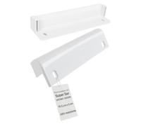 RECAMBIOS DREYMA Tirador Puerta Frigorífico Compatible con Super Ser Agnis Balay Corcho Linx SR2360 SR2390 5FG321E 089786 Repuesto Blanco Mango Rectangular Electrodoméstico Cocina Nevera Congelador