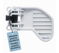 RECAMBIOS DREYMA Tirador Puerta Lavadora 694930567 Compatible con Fagor Edesa Aspes Modelos LA-141 LA-241 LA-341 Cierre Seguro Ajuste preciso Resorte Acero Resistencia Repuesto técnico 694930567