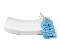 RECAMBIOS DREYMA Tirador Puerta Secadora Blanco Compatible con Balay Bosch Neff Ref 00644221 Curvado Ergonomico Facil Instalacion Plastico ABS Resistente Medida 224x50 mm Repuesto Calidad Profesional