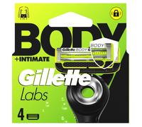 Gillettelabs Body + Intimate Cabezales De Recambio Para Maquinilla De Afeitar, 2 Hojas Más Una Hoja De Precisión, Barra Anti-Vellos Enquistados