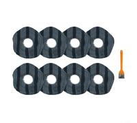 Recambios Mopa Microfibra para Eufy para x10 Pro para omni para x9(A) | Textura única atrapa suciedad, para ideal para madera y baldosa, reutilizables, gris manchas