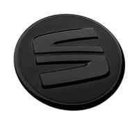 Recambios Originales Seat- 1 x Tapa Centro Rueda Autodhesiva Negro 70mm